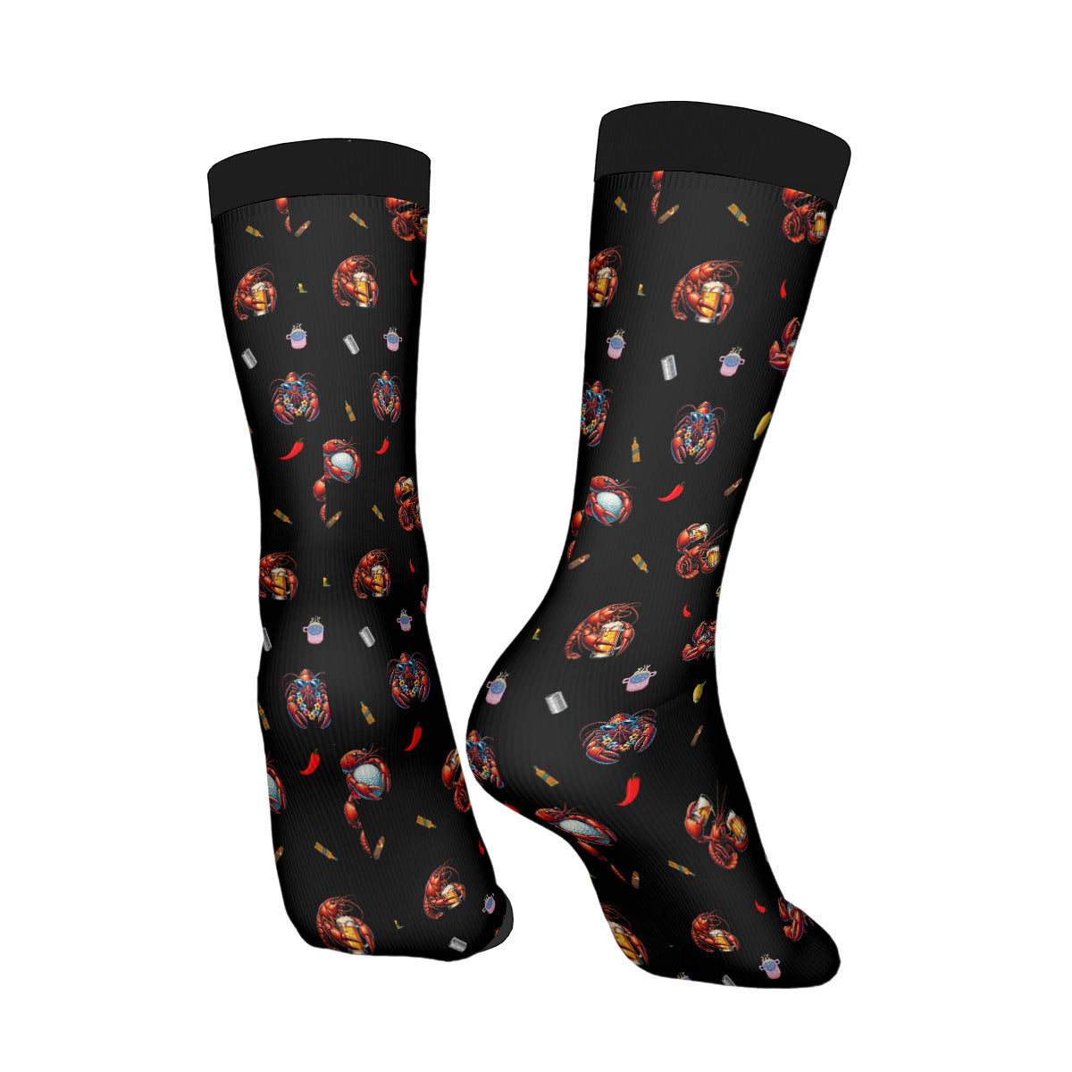 Contrast Color Socks For the USA