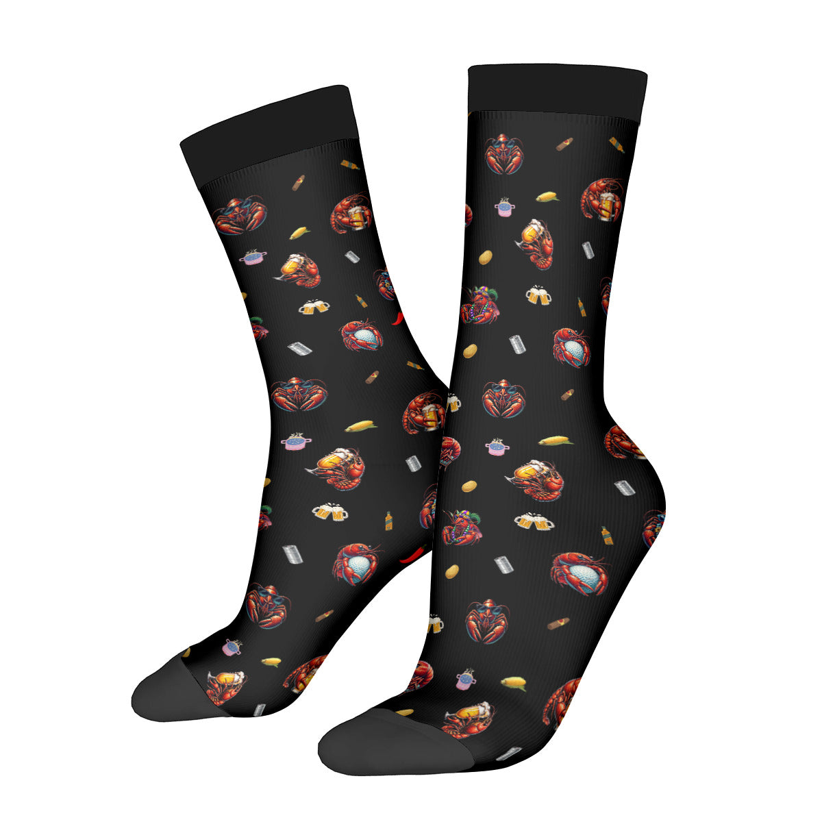Contrast Color Socks For the USA